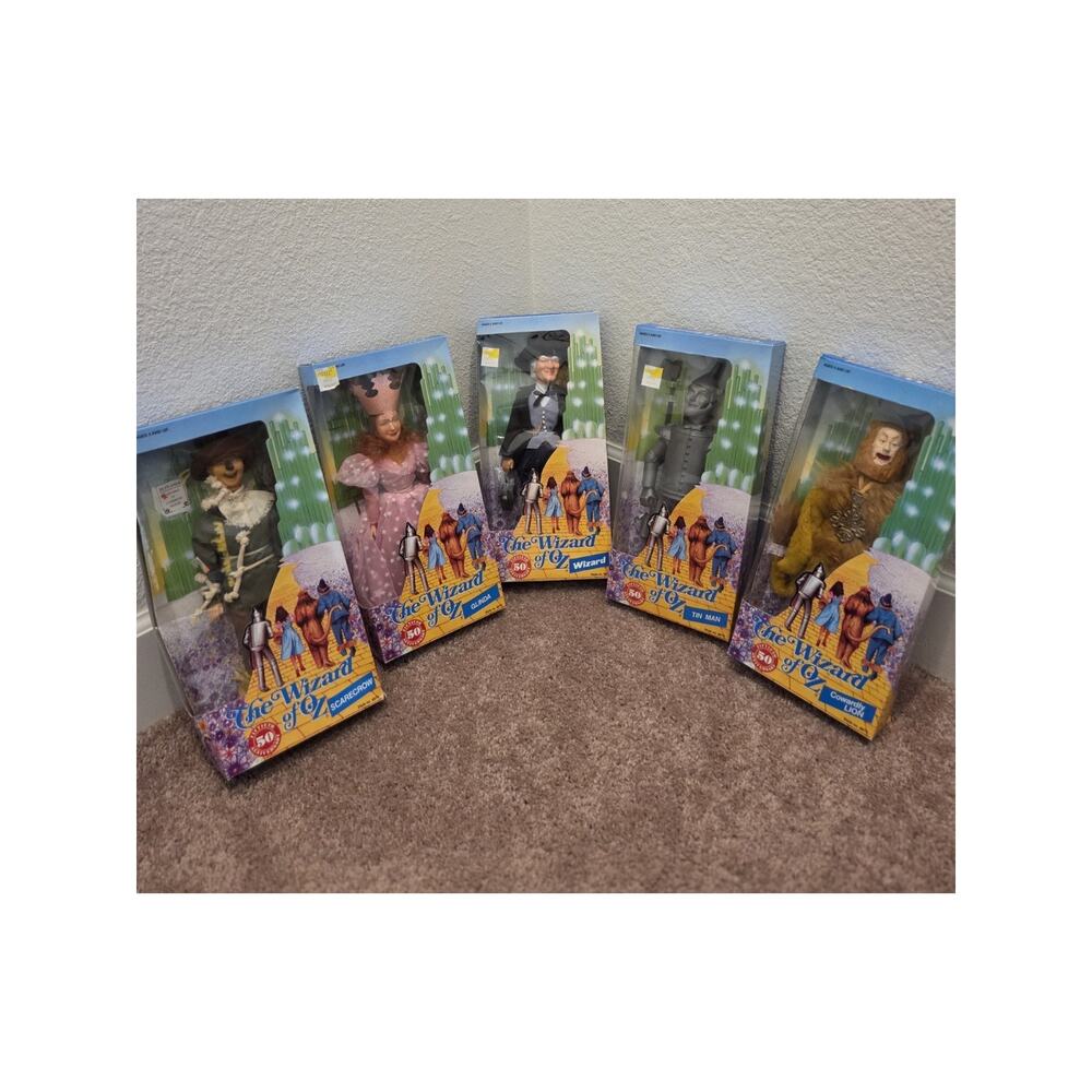 Vintage 1988 Wizard of Oz 50th Anniversary 5 pc Doll set Collectors Edition NRFB